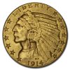 1914-S $5 Indian Gold Half Eagle AU