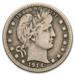 1914-S Barber Quarter Fine