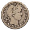 1914-S Barber Quarter VG