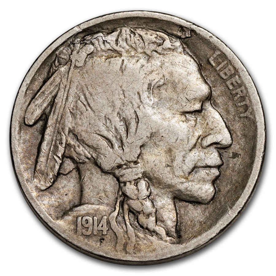 1914-S Buffalo Nickel VF