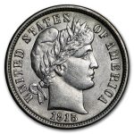1915 Barber Dime AU