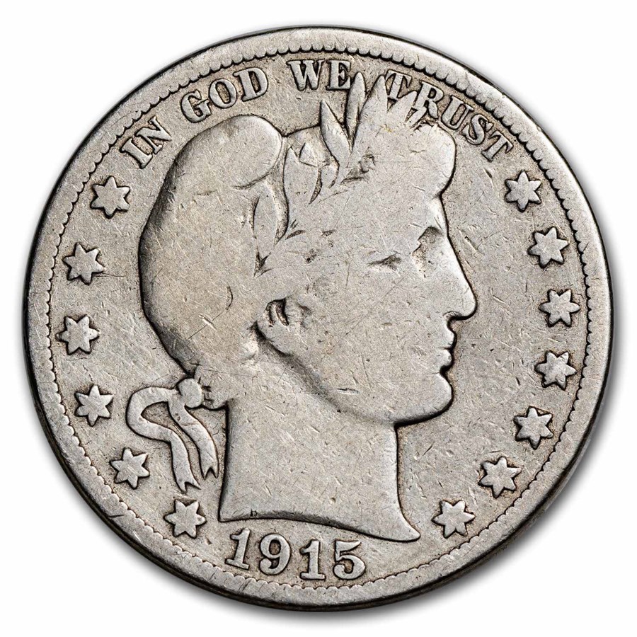 1915 Barber Half Dollar AG