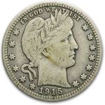 1915 Barber Quarter VF