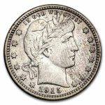1915 Barber Quarter XF