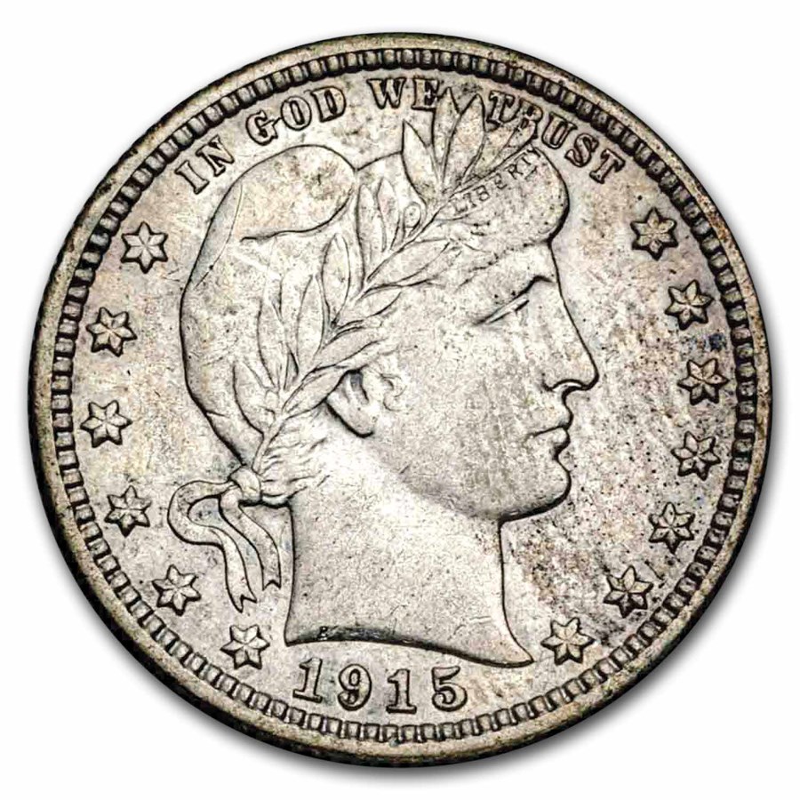 1915 Barber Quarter XF