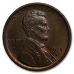 1915-D Lincoln Cent BU (Red/Brown)