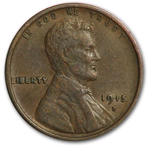 1915-D Lincoln Cent VF