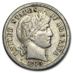 1915-S Barber Dime Fine