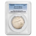 1915-S Panama-Pacific Half Dollar MS-64 PCGS