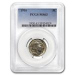 1916 Buffalo Nickel MS-63 PCGS