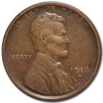 1916-D Lincoln Cent XF