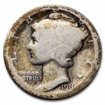 1916-D Mercury Dime Fair