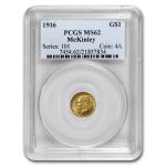1916 Gold $1.00 McKinley Memorial MS-62 PCGS