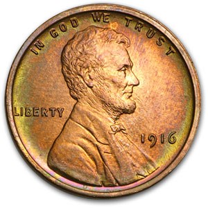 1916 Lincoln Cent AU Details (Cleaned)