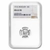 1916 Mercury Dime MS-63 NGC (FB)