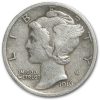1916 Mercury Dime VF