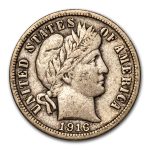 1916-S Barber Dime VF