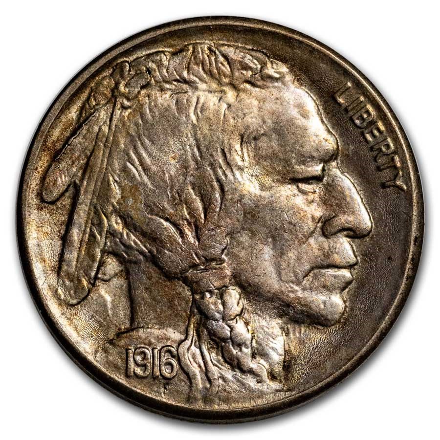 1916-S Buffalo Nickel BU