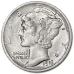 1916-S Mercury Dime BU