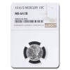 1916-S Mercury Dime MS-64 NGC (FB)