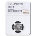 1916-S Mercury Dime MS-64 NGC (FB)