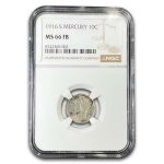 1916-S Mercury Dime MS-66 NGC