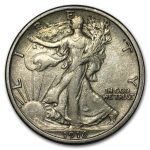 1916 Walking Liberty Half Dollar XF