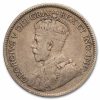 1917-1919 Newfoundland Silver 25 Cents Avg Circ