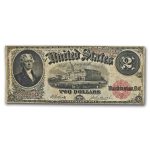 1917 $2.00 Legal Tender VF (Fr#58) Bracelet Back