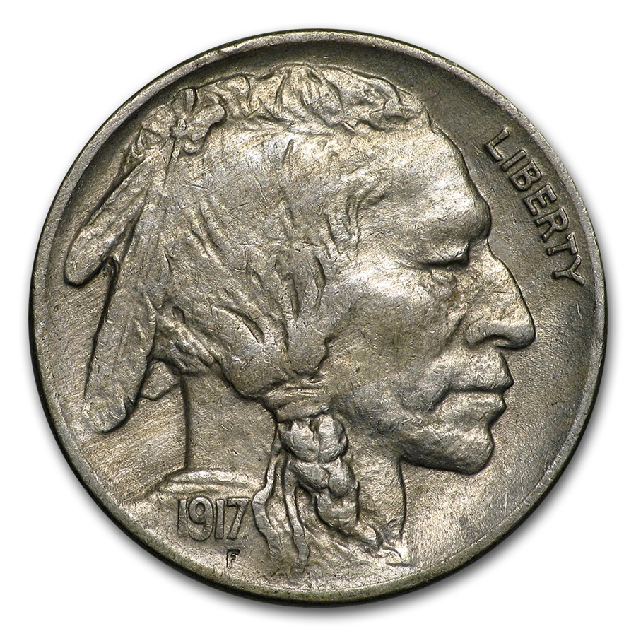 1917 Buffalo Nickel AU