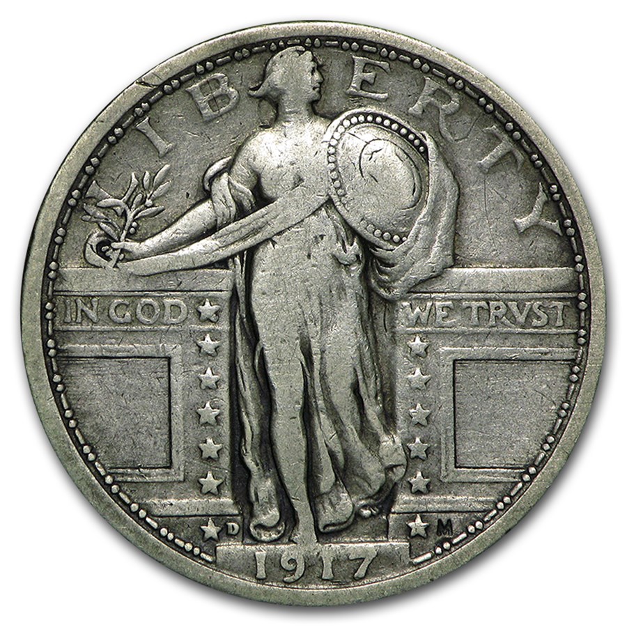 1917-D Standing Liberty Quarter Type-I VF