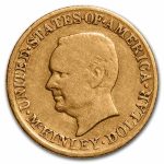 1917 Gold $1.00 McKinley Memorial VF
