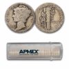 1917 Mercury Dime 50-Coin Roll Avg Circ