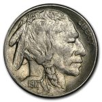 1917-S Buffalo Nickel AU