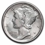 1917-S Mercury Dime BU