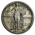 1917-S Standing Liberty Quarter Type-II XF