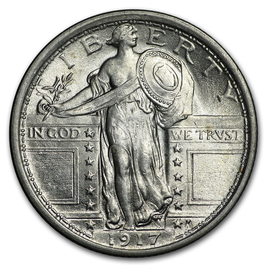 1917 Standing Liberty Quarter Type-I BU