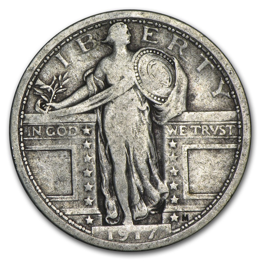1917 Standing Liberty Quarter Type-I Fine
