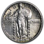 1917 Standing Liberty Quarter Type-II BU