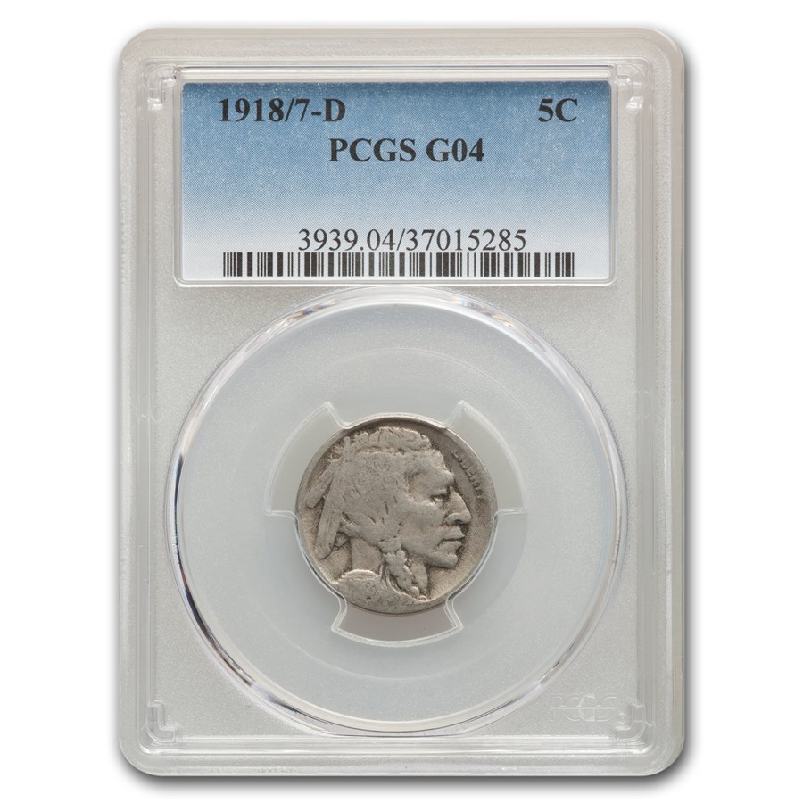 1918/7-D Buffalo Nickel Good-4 PCGS