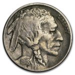 1918-D Buffalo Nickel VF
