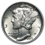 1918-D Mercury Dime BU
