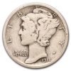 1918-D Mercury Dime Fine