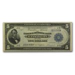1918 (J-Kansas City) $5.00 FRBN VF/XF (Fr#803)