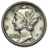 1918 Mercury Dime XF