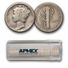 1918-S Mercury Dime 50-Coin Roll Avg Circ