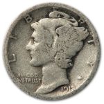 1918-S Mercury Dime Good/VG
