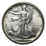 1918 Walking Liberty Half Dollar BU