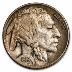 1919 Buffalo Nickel AU