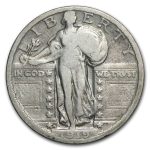 1919-D Standing Liberty Quarter Fine